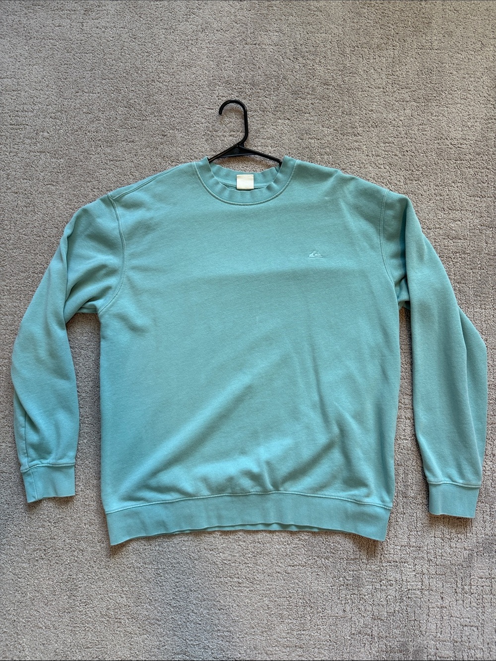 Quiksilver Men’s Teal Crewneck Sweatshirt - Large